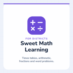Sweet Math Learning Module - District