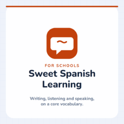 Sweet Spanish Learning Module - School